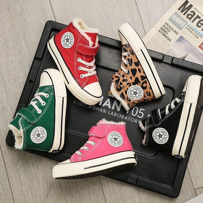 儿童棉鞋2024秋冬款韩版保暖大棉休闲经典加绒加厚百搭男童女童鞋