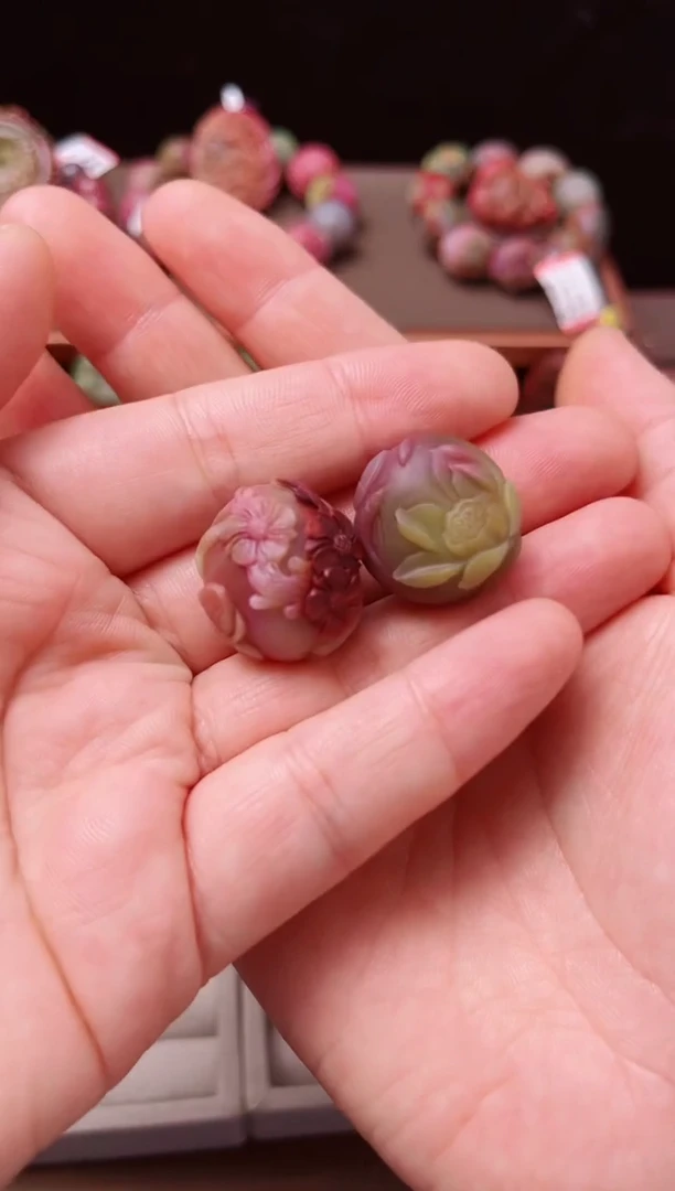 【闪购商品】玛瑙/玉髓珠宝半成品未镶嵌?***️花蛋蛋