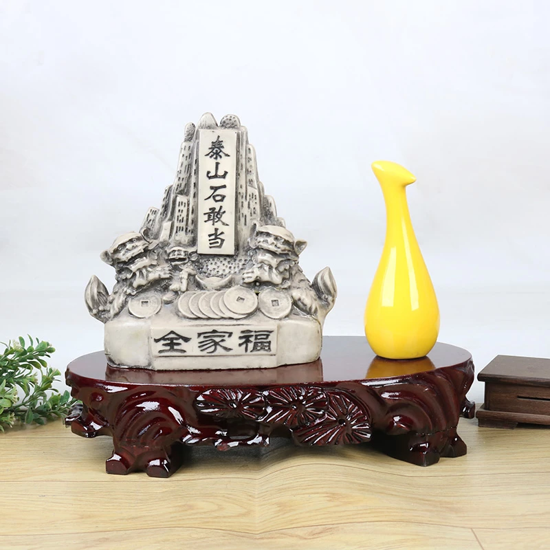 b516c-1椭圆33-18实木奇石底座可挖槽瓷器花瓶花盆底座摆件托架