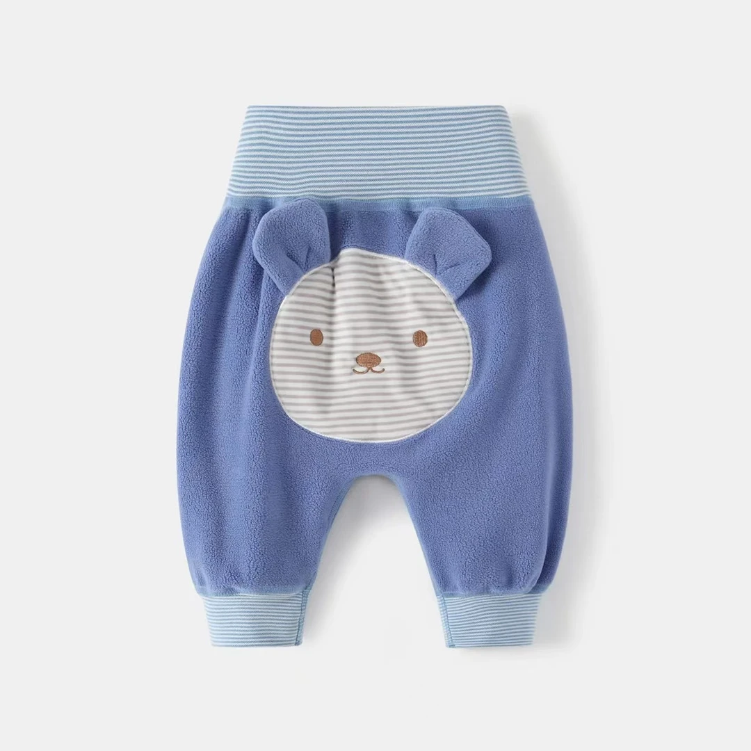 婴儿加绒大PP裤秋冬外穿洋气休闲裤高腰保暖护肚男女宝春秋屁屁裤