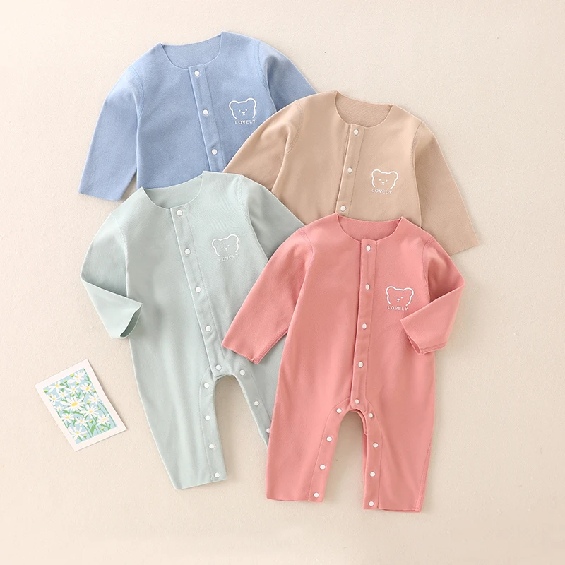 德绒哈衣婴儿连体衣服宝宝春秋冬装贴身打底衫保暖内衣秋冬睡衣
