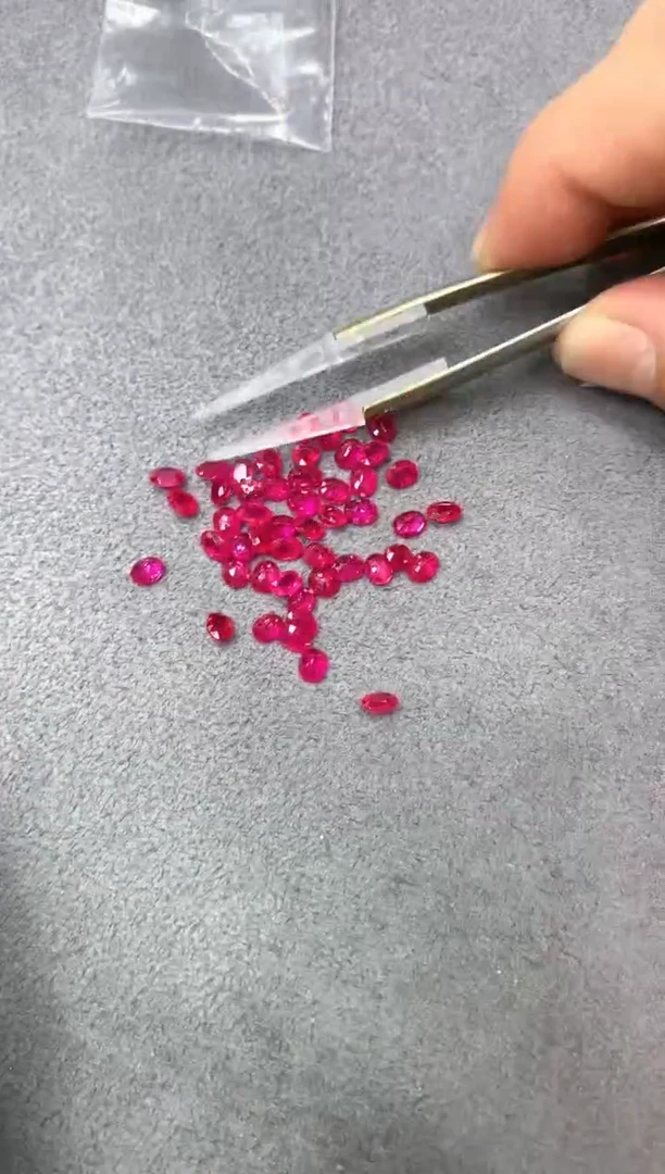 【闪购商品】红宝石裸石未镶嵌0.4ct 椭圆 多样性发货一粒