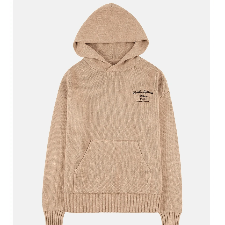 Charlie Luciano卫衣连帽潮流高街百搭宽松春秋帽衫男女同款