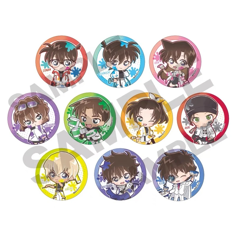【芒果】柯南油漆q版吧唧  卡牌盲盒