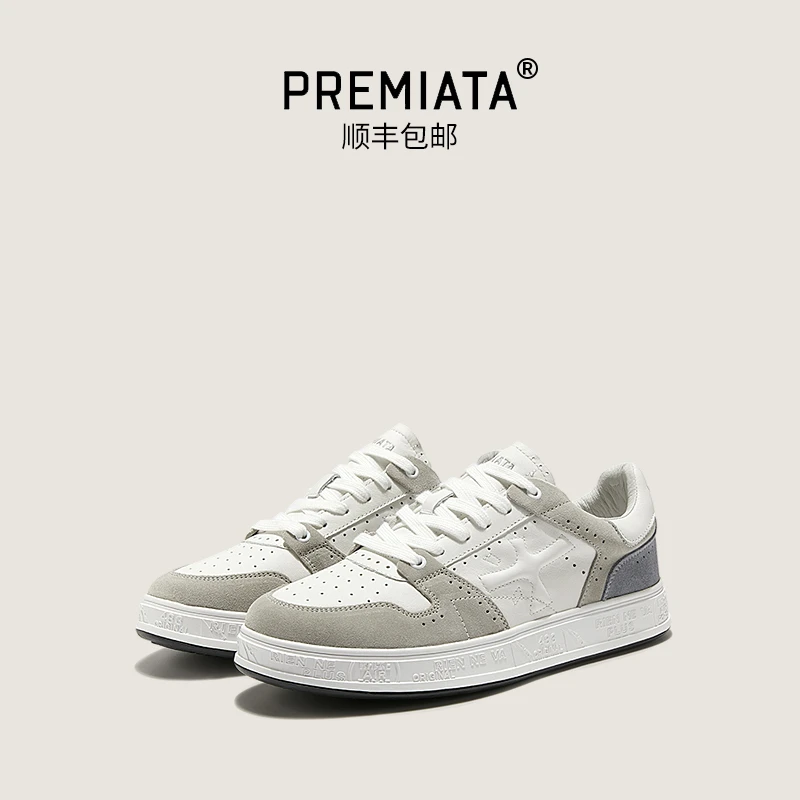PREMIATA手工轻奢男鞋雅丹风2025年春秋新款真皮休闲百搭男士板鞋