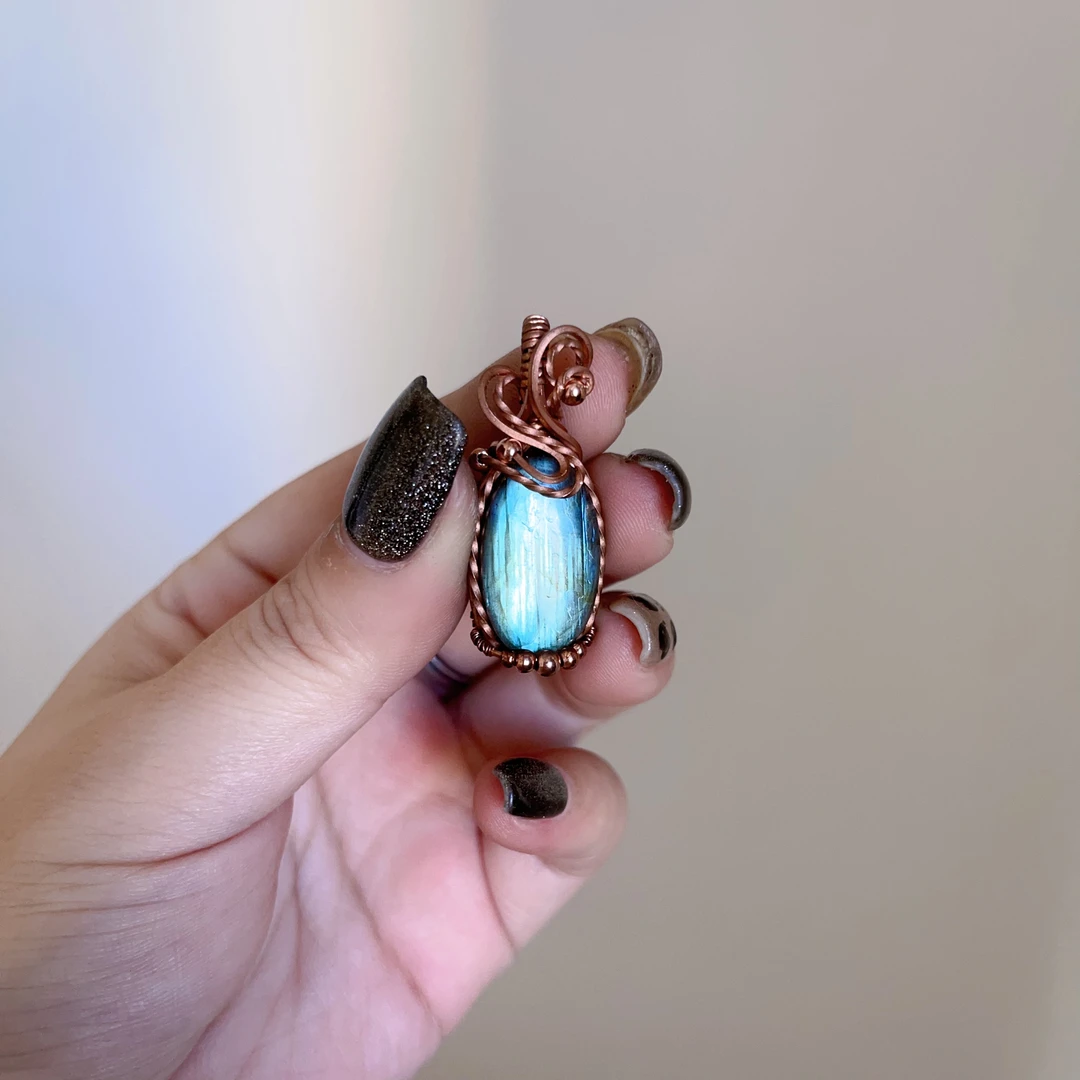 手工藤蔓紫铜线可做旧