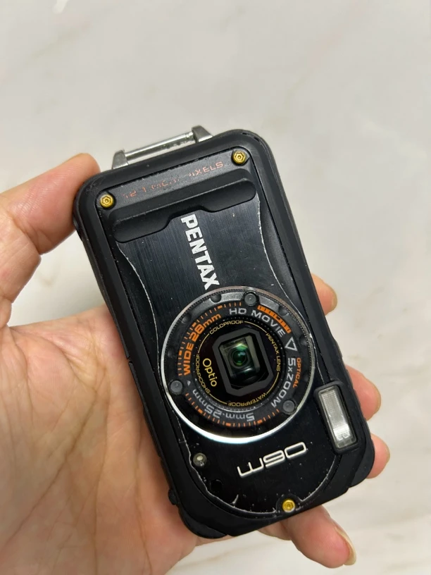 9新 Pentax/宾得 W90相机ccd黑色摄影防水复古