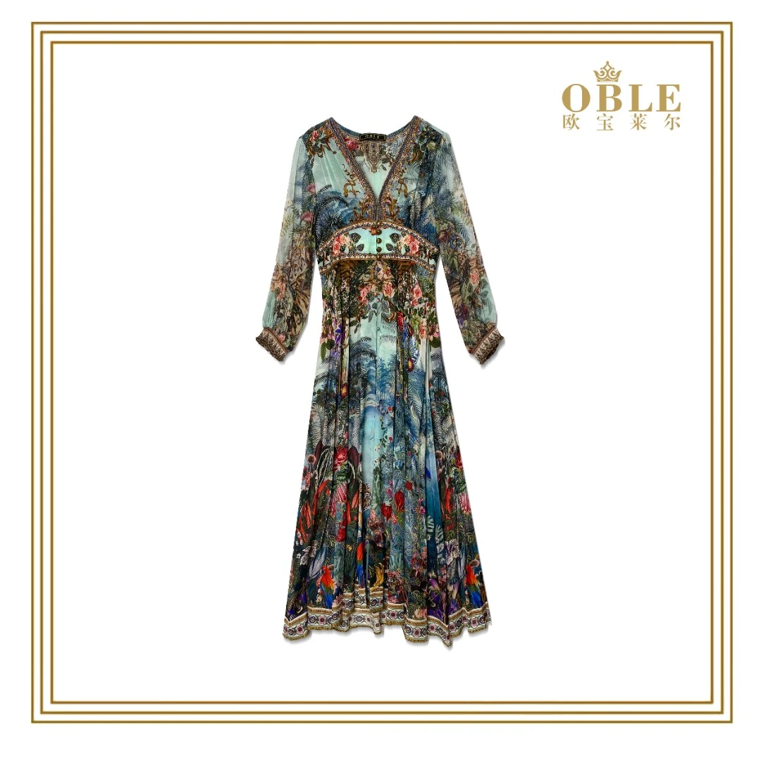 【热带雨林】OBLE   欧宝莱尔 新款 连衣裙502-2288