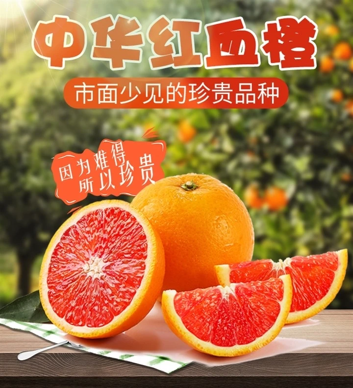 【年货福利】正宗重庆高山血橙，农家生态种植，新鲜采摘包邮！9斤包邮
