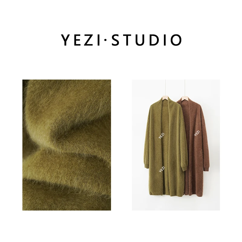 叶子定制-【暖绒守护】嵿级高密拉绒全羊绒纸片人开衫24419407-12/7