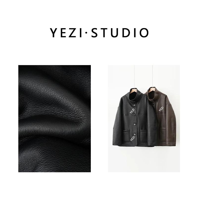 叶子定制-【时尚新贵】進口双面穿美利奴皮毛一体外套24491716-12/7