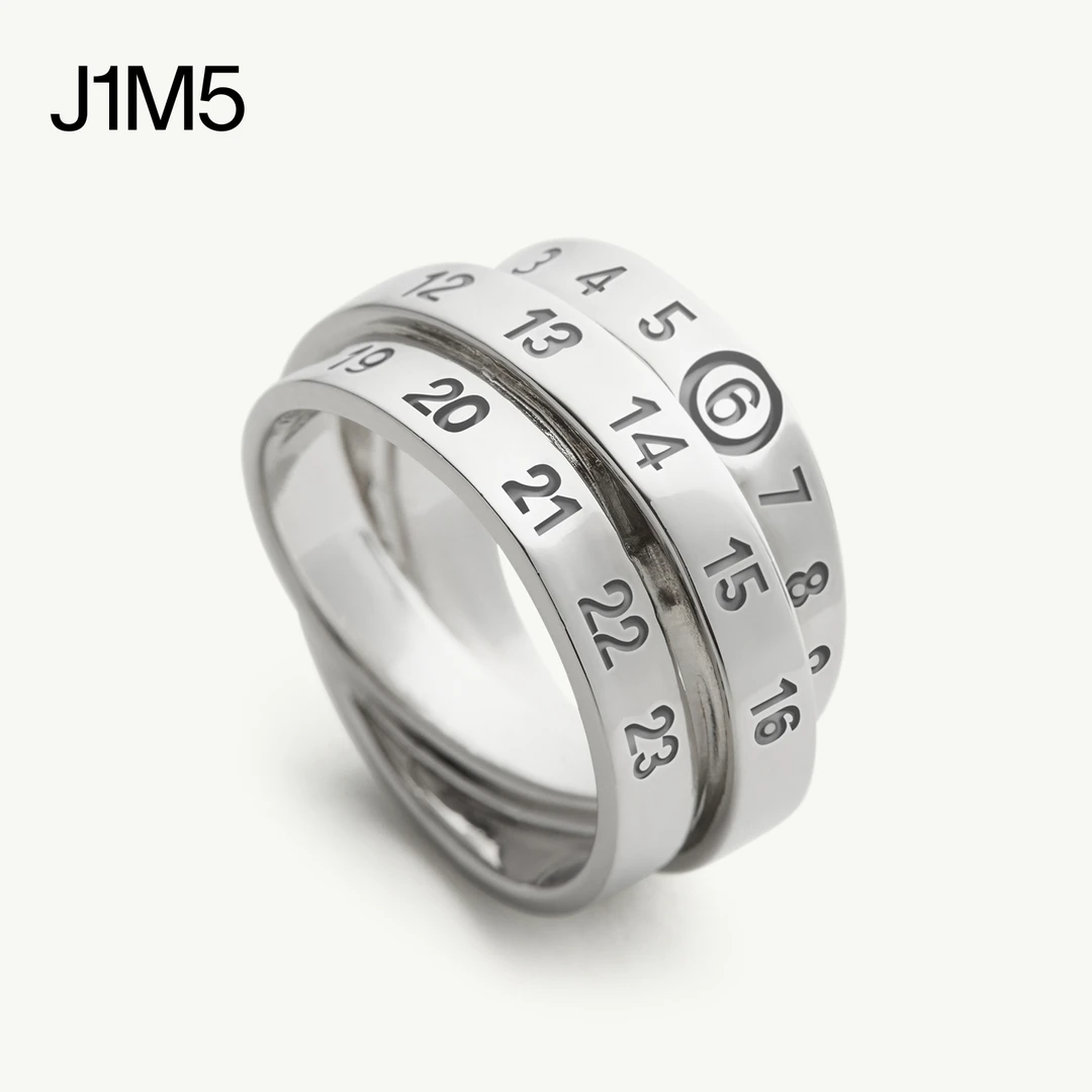 黄铜戒指 J1M5买手店 MM6  多层缠绕戒指 设计师品牌