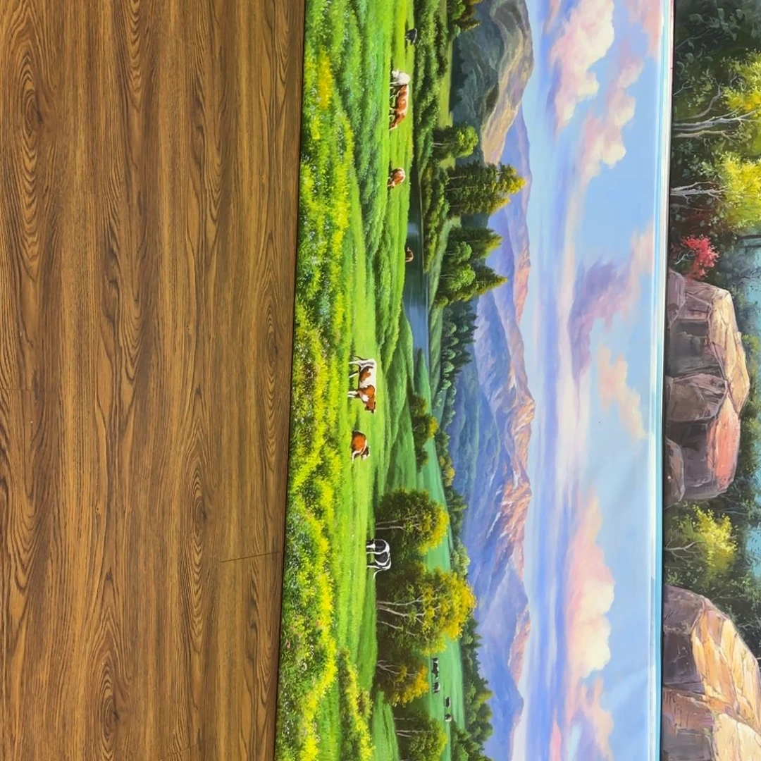 书法油画作品展的设计风格设计