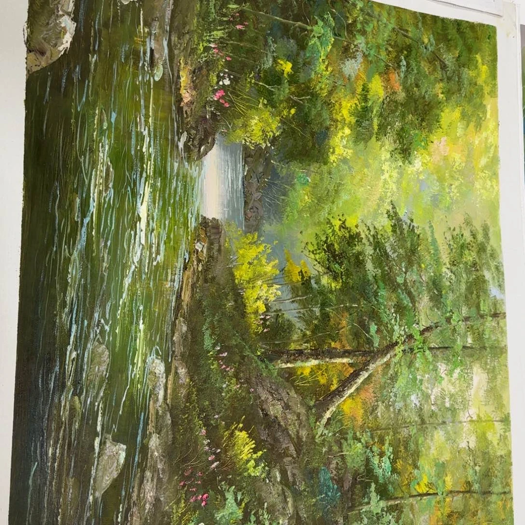 书法油画作品展设计风格