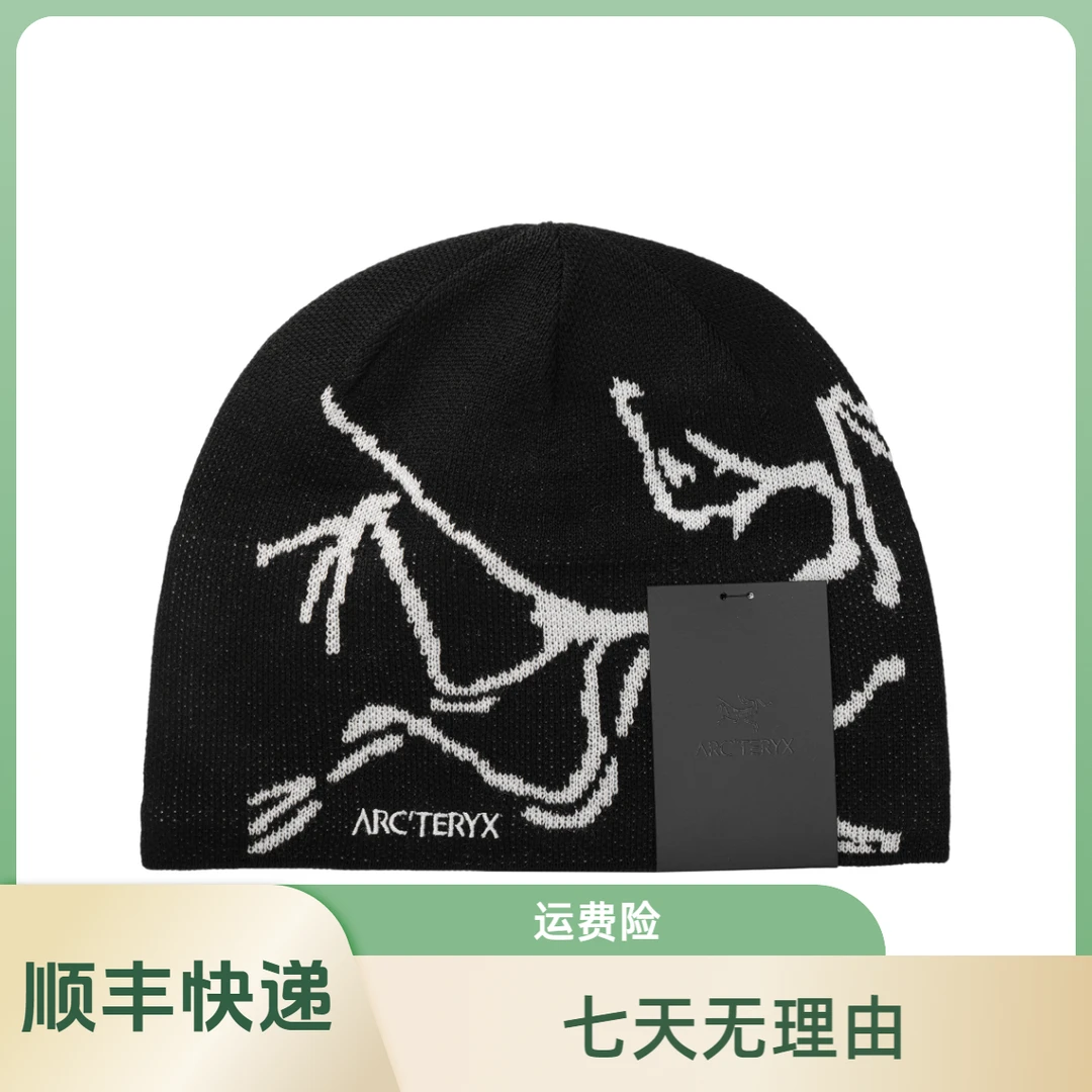 Arcteryx始祖鸟秋冬季保暖舒适休闲绒线帽男女同款针织帽