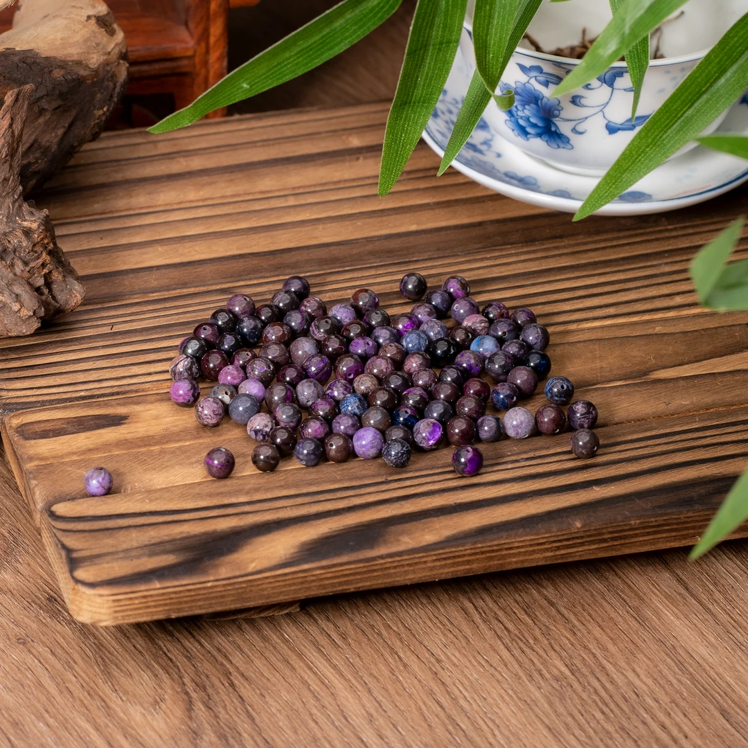 世间臻宝-舒俱来7mm+-圆珠单珠配饰/发一个/多样性发/P1219/