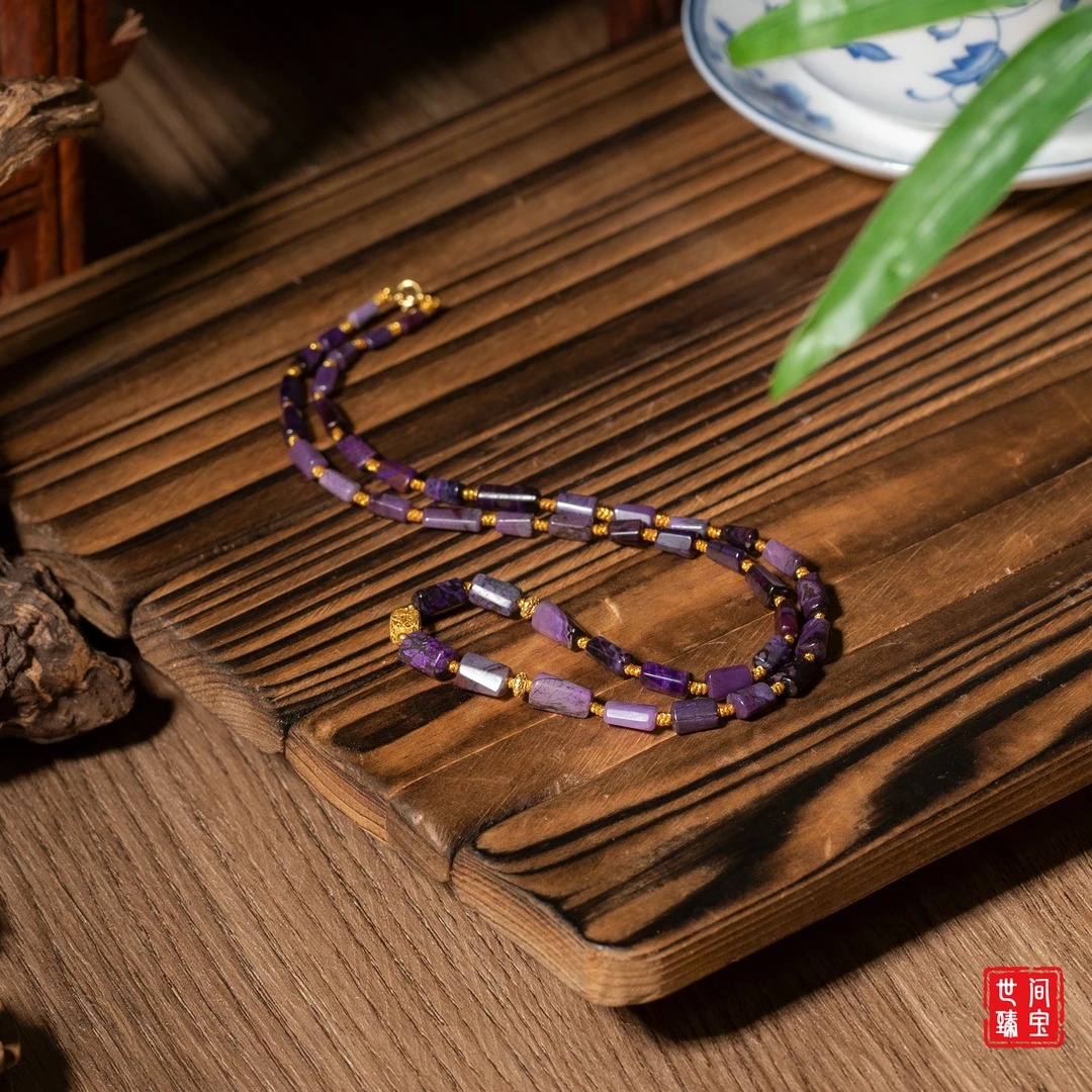 世间臻宝-云施丨18K金随形舒俱来项链/45cm/多样性发/P2546/均25