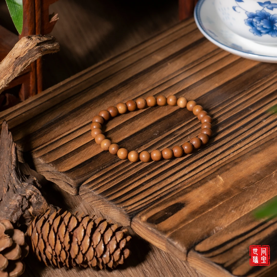 世间臻宝-破价 |  印度黑肉老山檀手串/多样性发/P2780