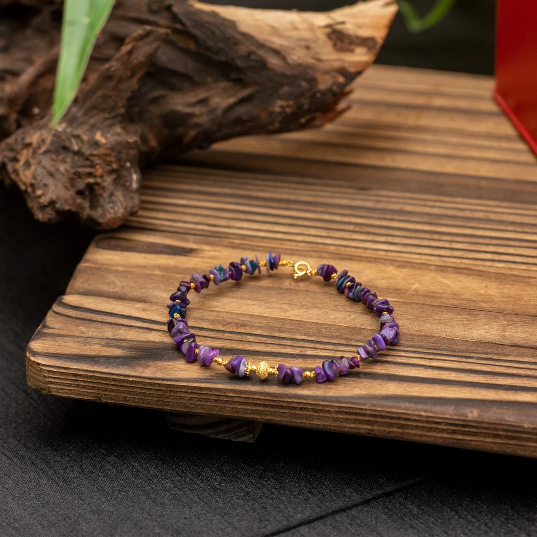 世间臻宝-18K金舒俱来碎碎石DIY手串/多样性发/P397/0/