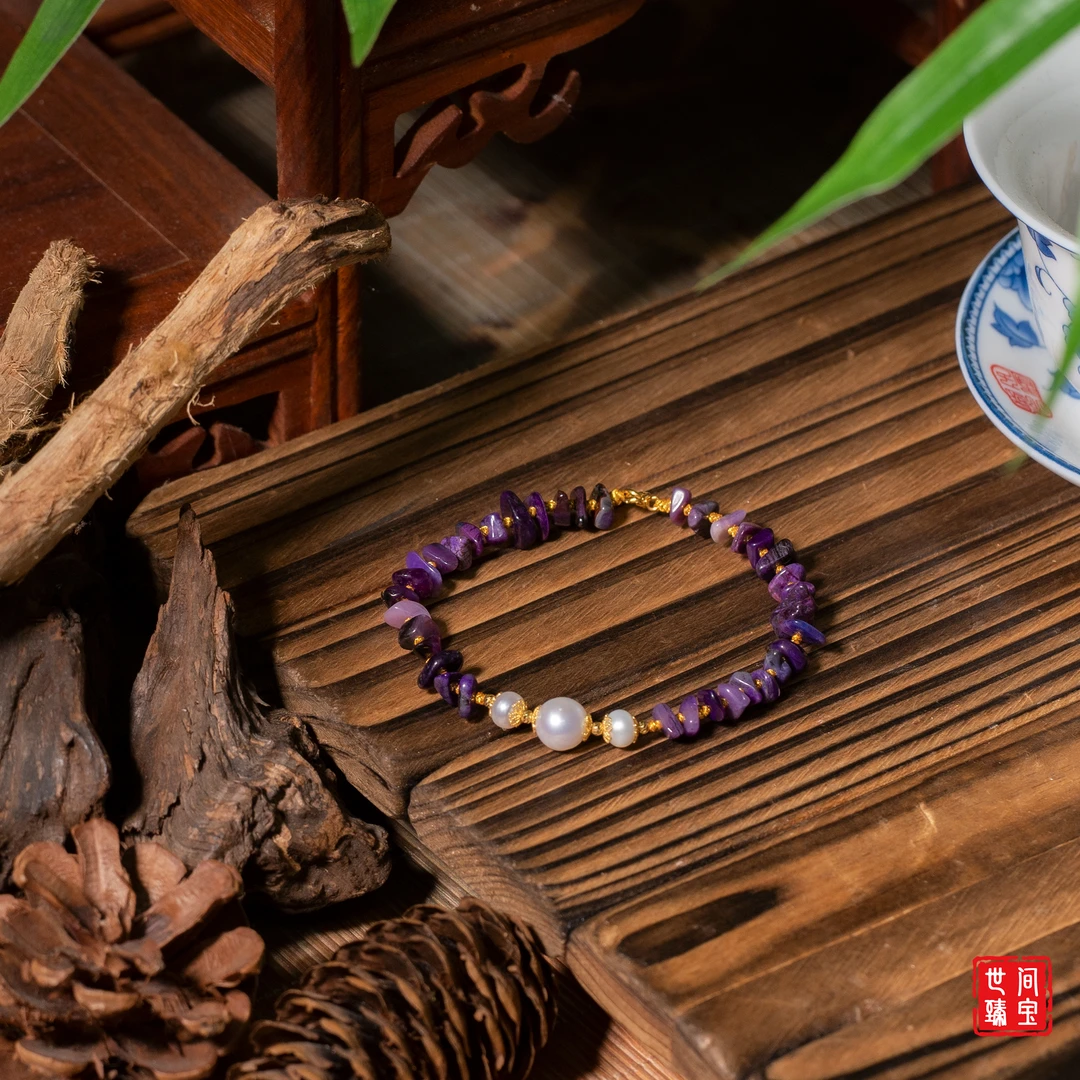 浮梦丨舒俱来碎碎石手链/多样性发/P1674/18/孤