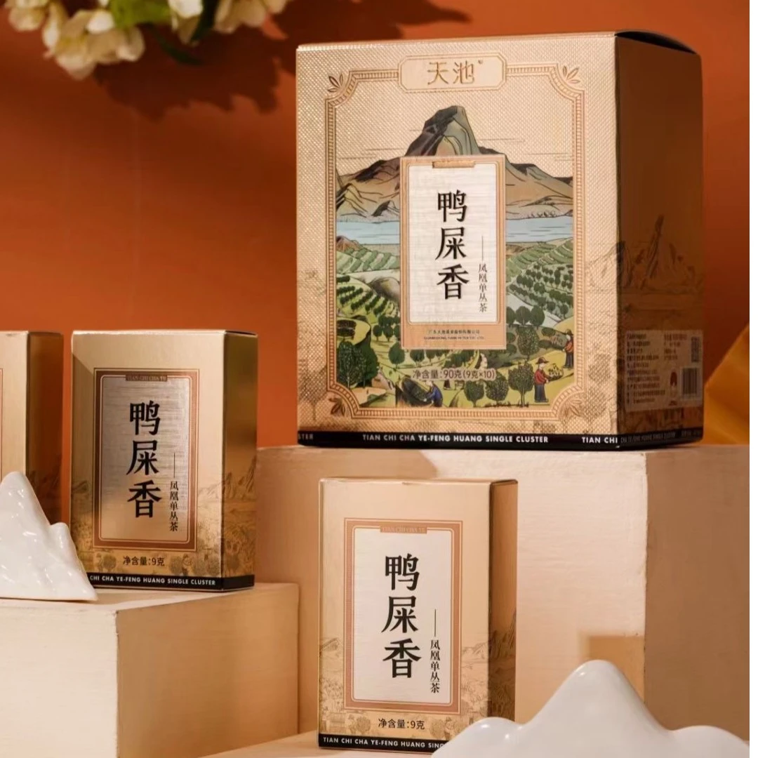 天池广东天池茶业凤凰单丛鸭屎香90克(9克×10泡)自火山口的茶