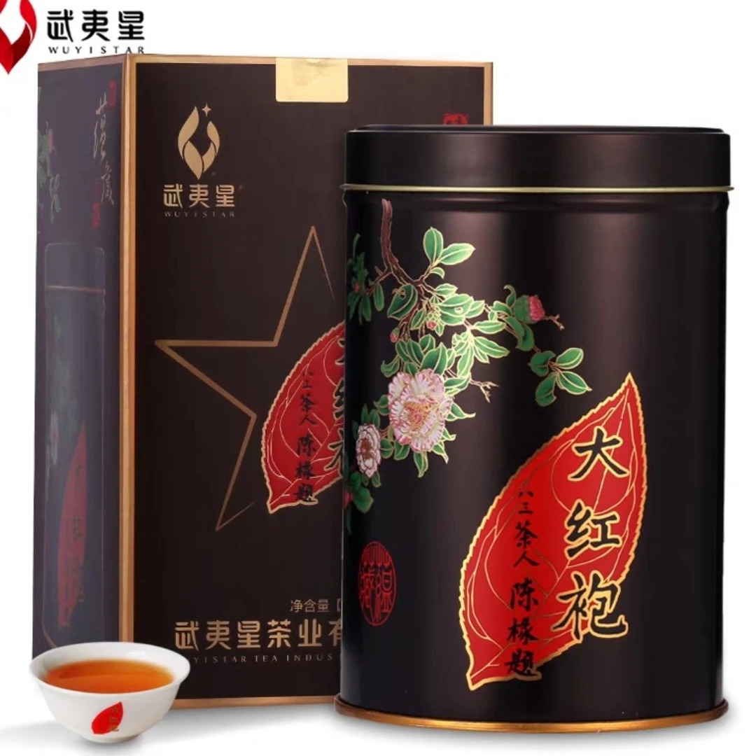 WUYISTAR/武夷星武夷星蕴藏五载大红袍125克(4罐配礼袋)武夷岩茶