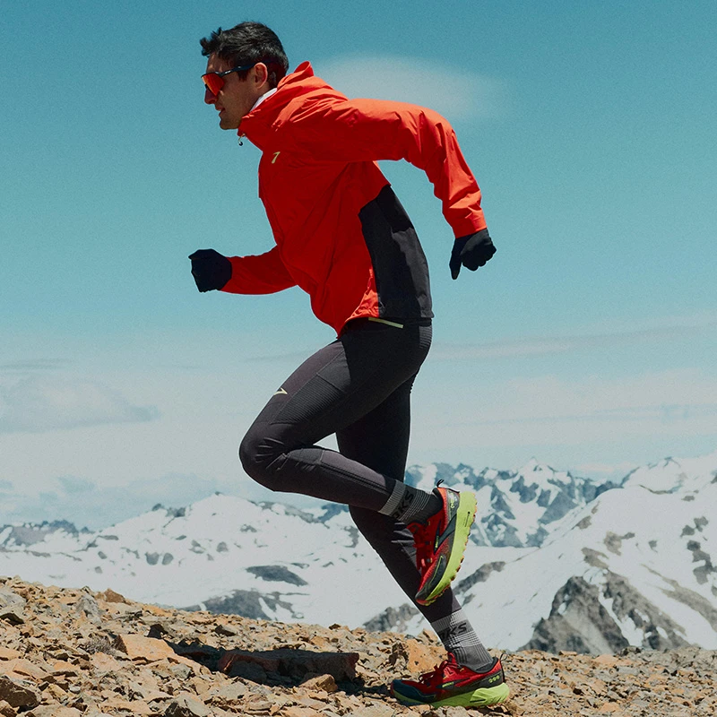 BROOKS布鲁克斯男士弹力紧身裤女跑步长裤收纳运动健身透气裤