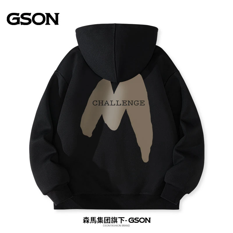 森馬集团旗下GSON美式潮流夹克男士大码休闲开衫卫春秋季外套夹克