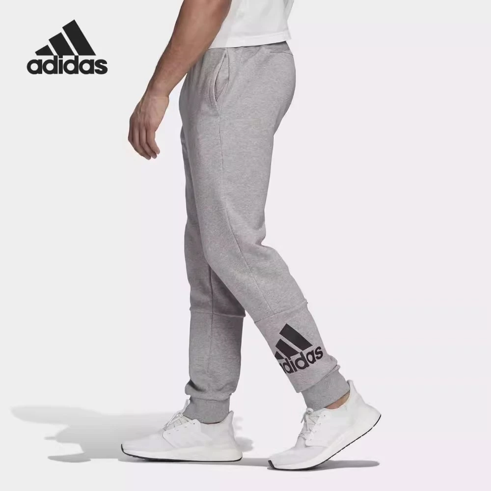 (WZ)阿迪达斯男子2023秋季款针织透气时尚百搭休闲运动长裤GC7345