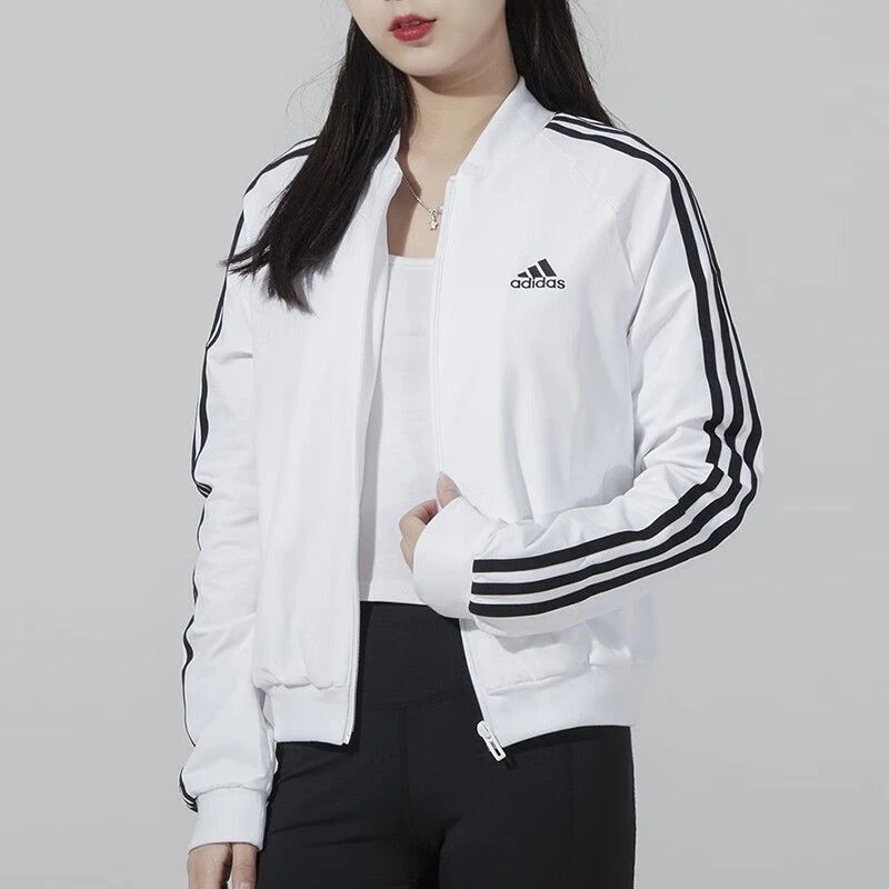 (WZ)阿迪达斯棒球服女装秋新款飞行员运动服短款外套夹克H10180