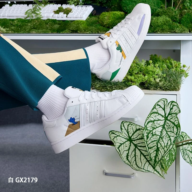 (WZ)Adidas/三叶草 男女情侣新款秋季百搭贝壳头休闲鞋板鞋GX2179