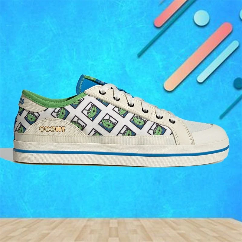 (WZ)阿迪达斯 男女情侣款皮克斯三眼仔联名休闲板鞋帆布鞋IG8253