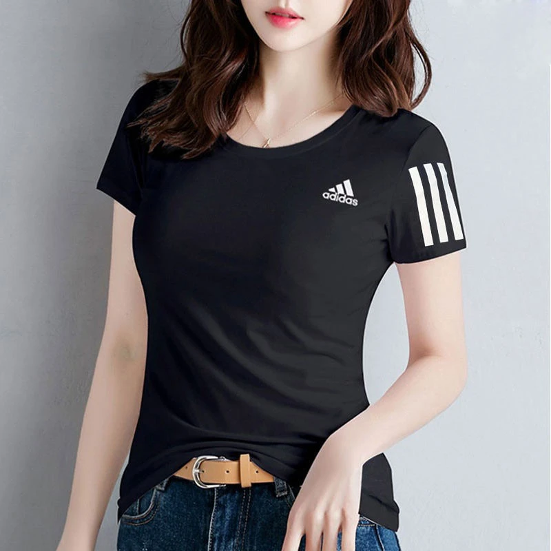 Adidas/阿迪达斯OWN THE RUN运动休闲速干瑜伽女短袖T恤 H59274
