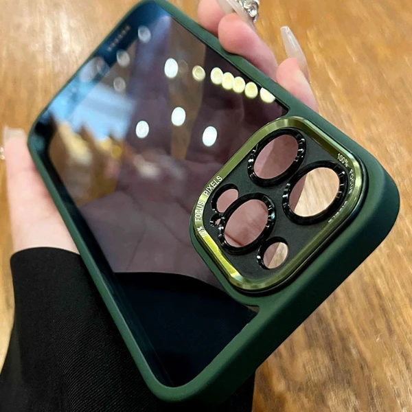 适用于苹果15ProMax简约高级感iPhone14潮牌字母镜头12防摔保护套