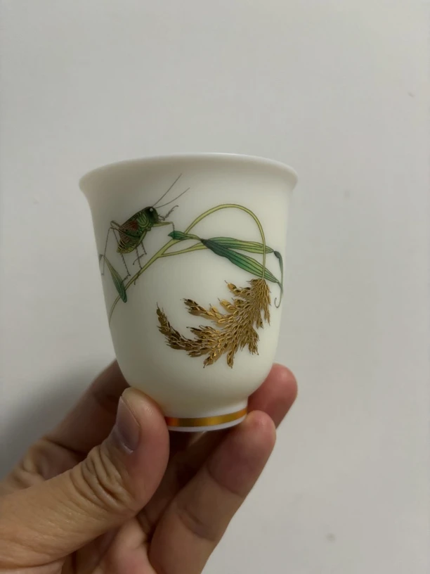 景德镇黄金万两陶瓷主人杯