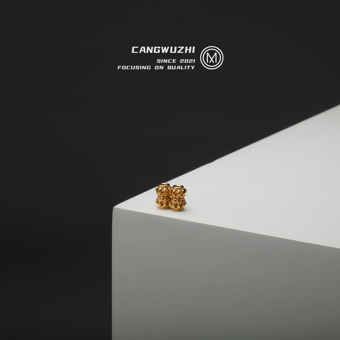 【藏物志】OLDMAN  金版 金刚杵弟子珠  配饰