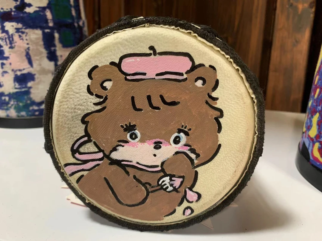 非洲鼓6寸可演奏可装饰可手绘涂画