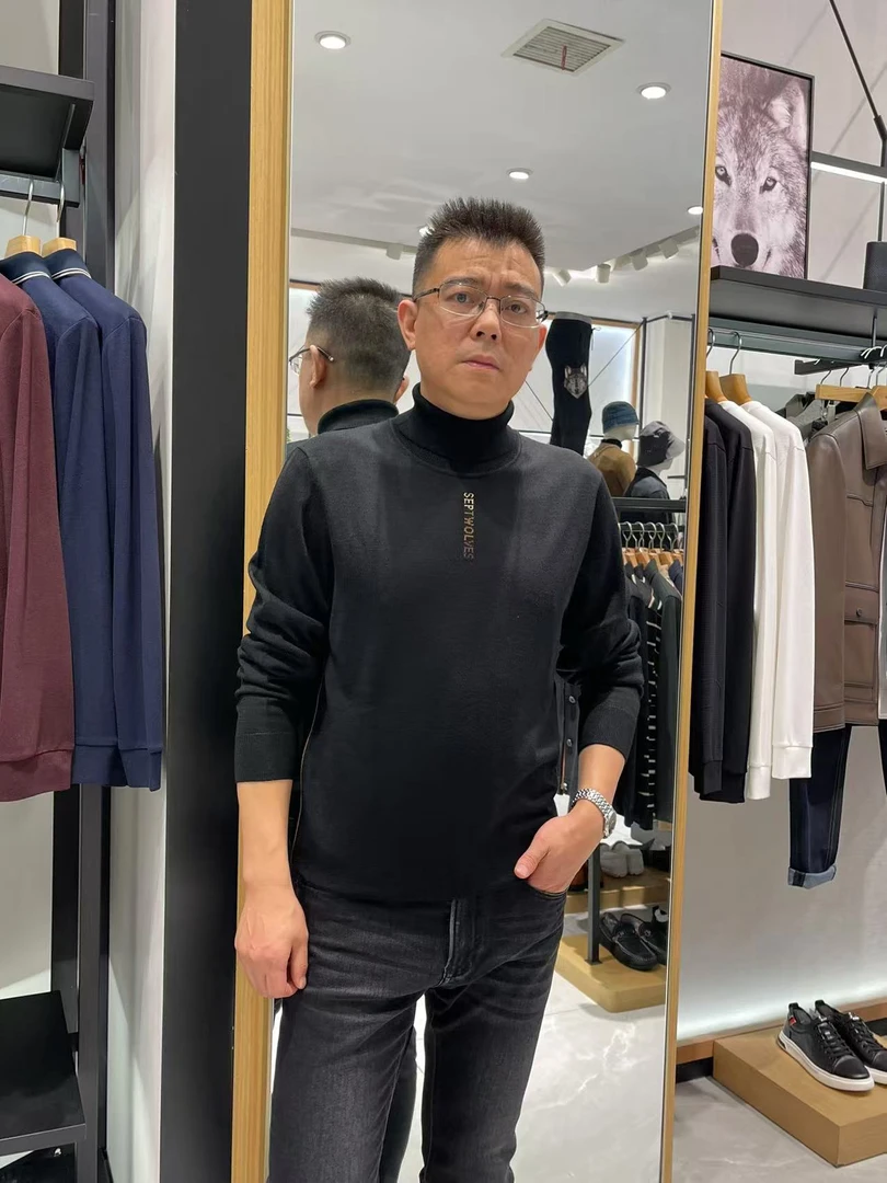 Septwolves/七匹狼2024秋冬新款高领毛衣（1306）原价799