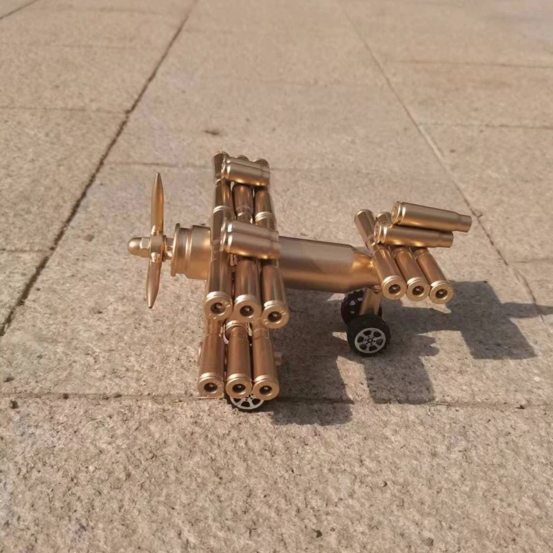 弹壳工艺品老式飞机坦克模型礼品创意家居装饰摆件纯手工生日礼物