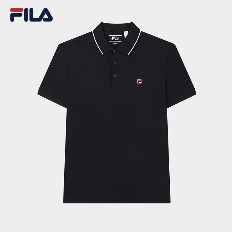 FILA斐乐男士短袖polo衫夏季新款翻领运动T恤上衣透气百搭休闲
