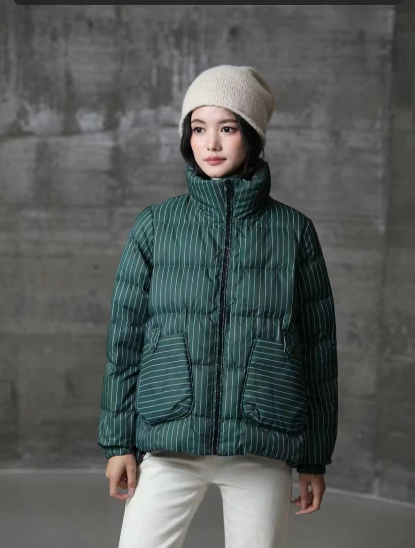 玛罗兰 品牌正品新款 高品质外套 条纹款加厚上衣