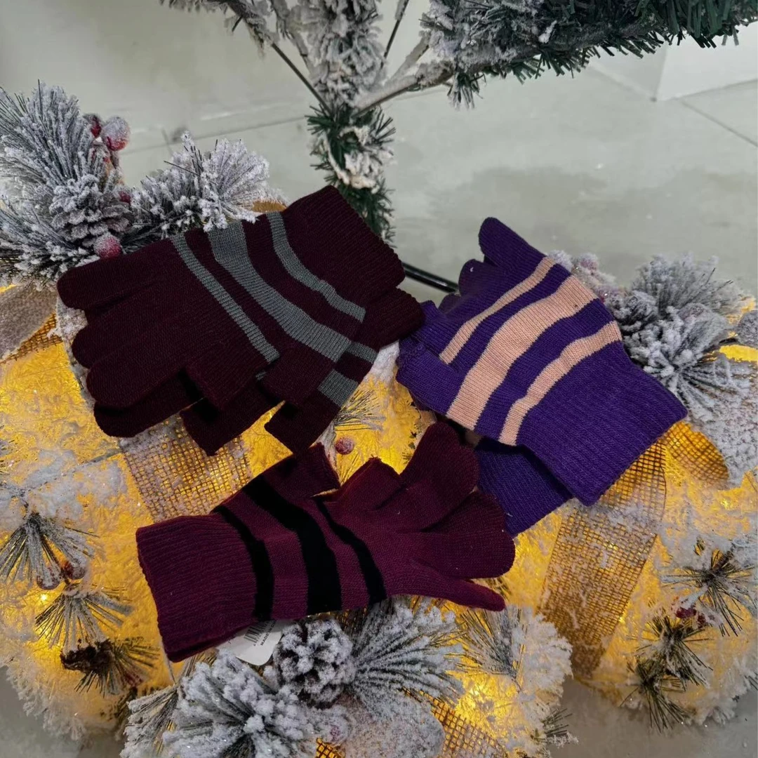 手套冬季款保暖五指百搭