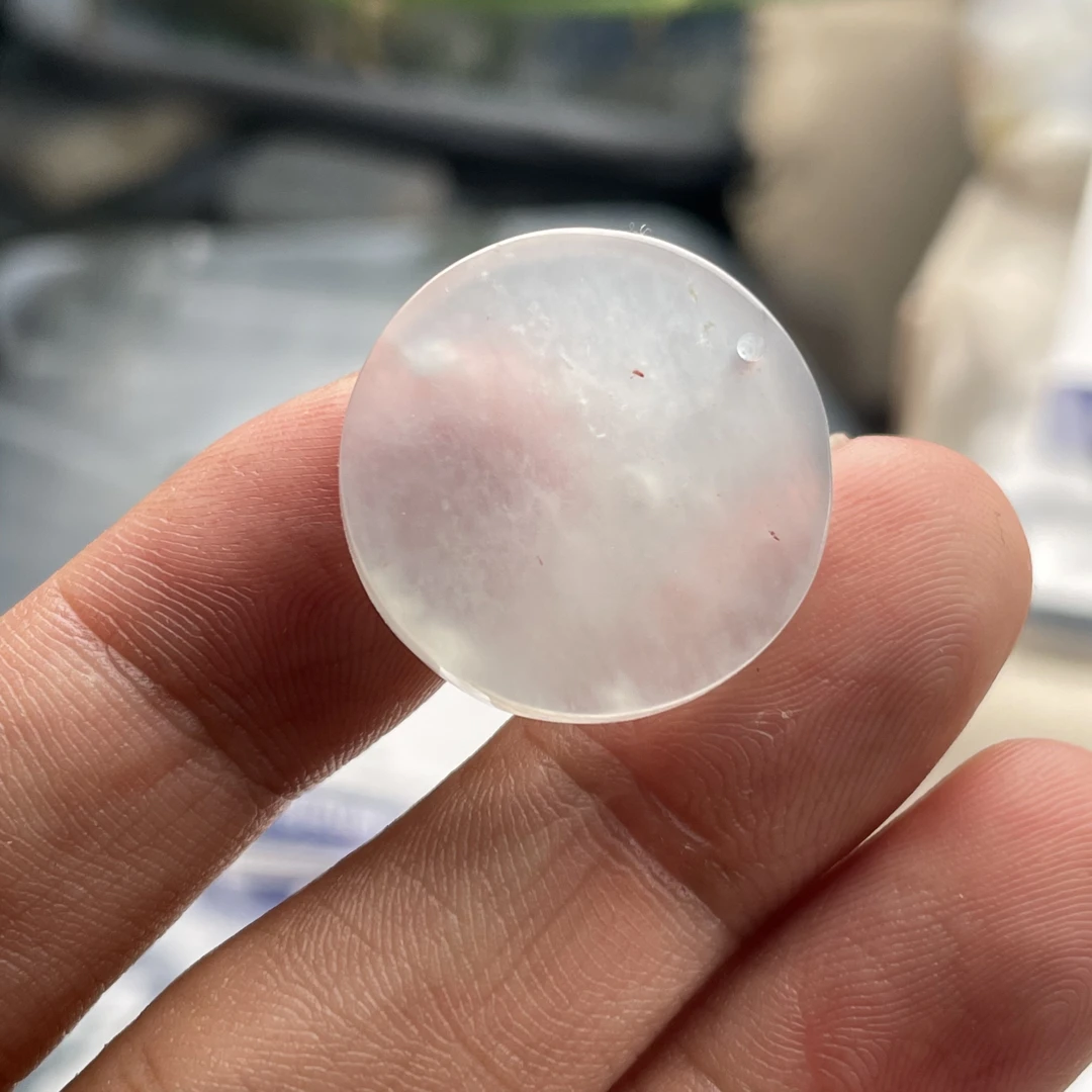 笑红尘专拍平安扣玉石扣子挂件定制