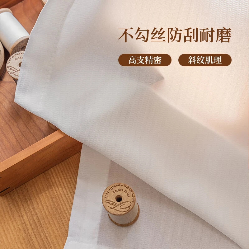 幻影纱2025流行新款客厅卧室高级感透光不透人窗帘防晒白色纱窗帘