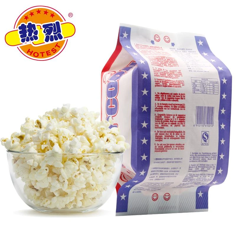 HOTEST/热烈微波炉爆米花懒人免洗锅奶油甜味草莓味香橙味100葱0g