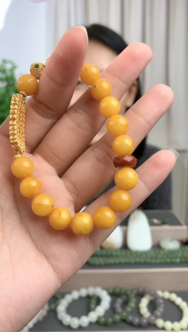 【闪购商品】蜜蜡手链未镶嵌珠串