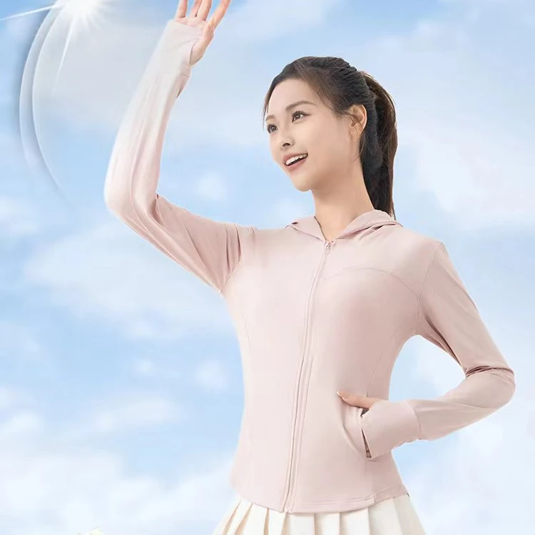 蒂芙娜DIFUNA-UPF50+润肤修身防晒衣FS002