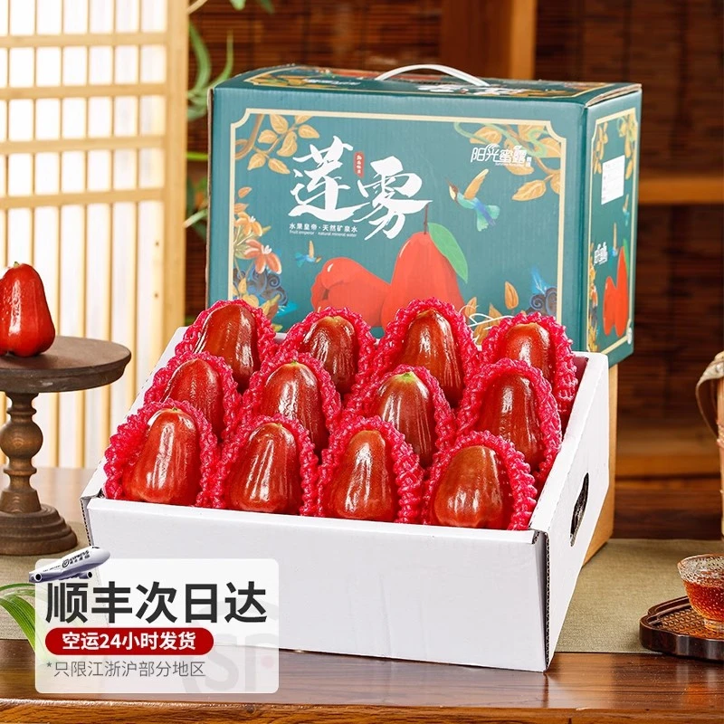 海南三亚黑金刚莲雾果新鲜当季整箱孕妇水果特礼盒大果顺丰包邮装