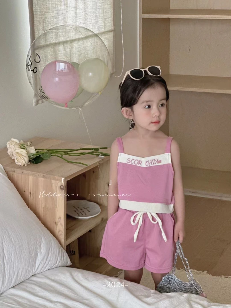 夏款~吊带两件套89055