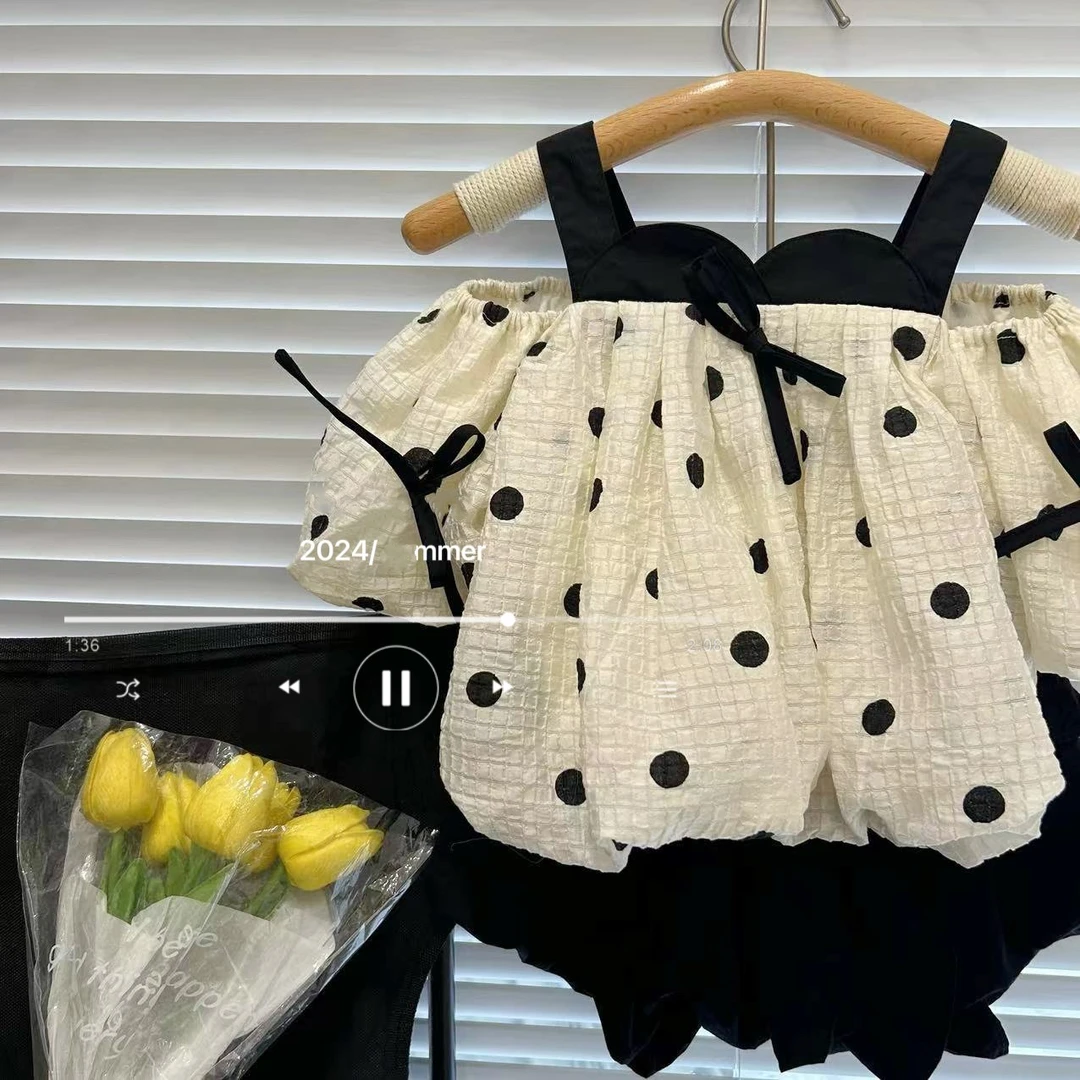 夏款~花边灯笼裤in0118